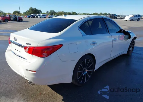 2017 Infiniti Q50 3.0T Premium z USA, uszkodzony, nr VIN JN1EV7AP2HM733119
